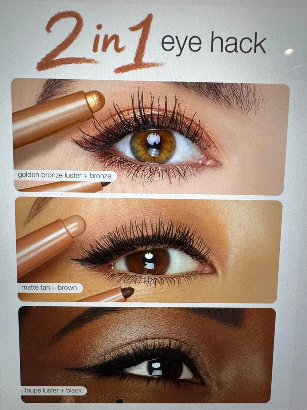 tarte quick stick™ double-ended shadow liner trio